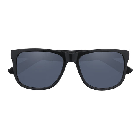 Zippo Sunglasses Front View With Square Frame And Wide Arms In Black
