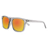 Front View 3/4 Angle Zippo Sunglasses Orange Lenses With Grey Transparent Frames