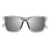 Front View Zippo Sunglasses Grey Lenses With Grey Transparent Frames