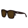 Front View 3/4 Angle Zippo Sunglasses Large Brown Lenses With Brown Frames