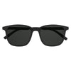 Front View Zippo Sunglasses Black Lenses With Black Frame