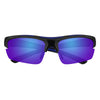 Front View Zippo Sunglasses Blue Lenses With Black Frames