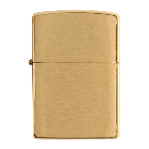 Front view of Armor® Brushed Brass Windproof Lighter