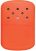 Back of 12-Hour Blaze Orange Refillable Hand Warmer